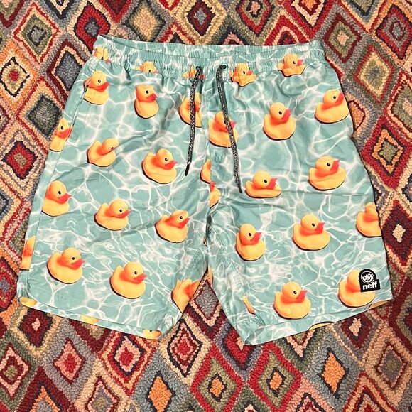 Neff Other - Neff Rubber Ducky Swim Trunks - Size XL
